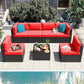 BreezeHaven Outdoor Sectional Set