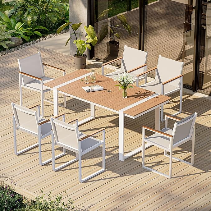HarborLine Aluminum Outdoor Dining Set