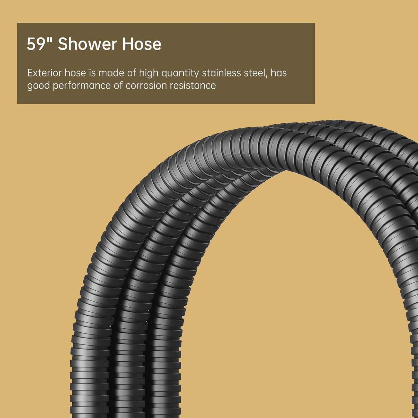 HydroJet High Pressure Shower Head Set
