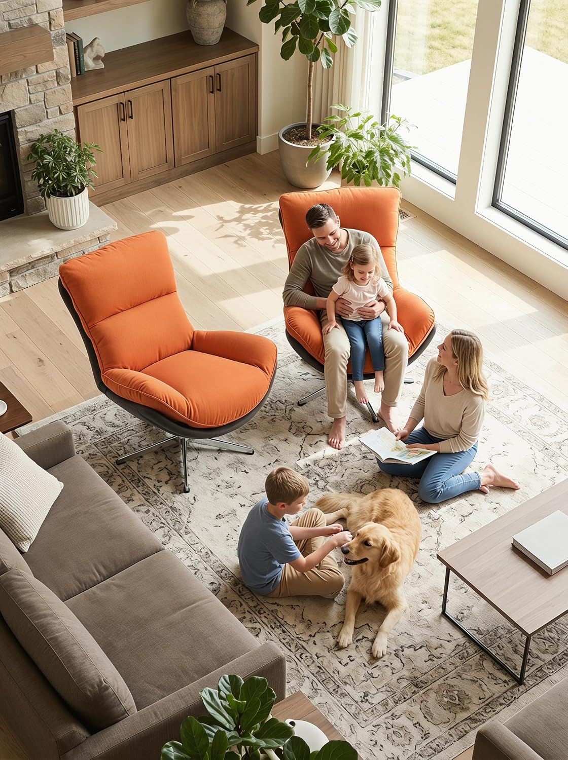 Modern Swivel Accent Chair