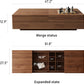 Modern Wood Coffee Table with Hidden Storage