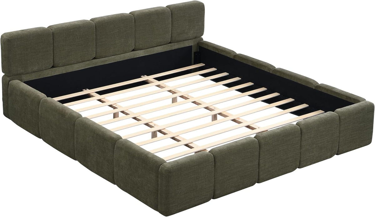 DreamCloud Bouclé Platform Bed