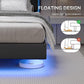 Floating LED Platform Bed