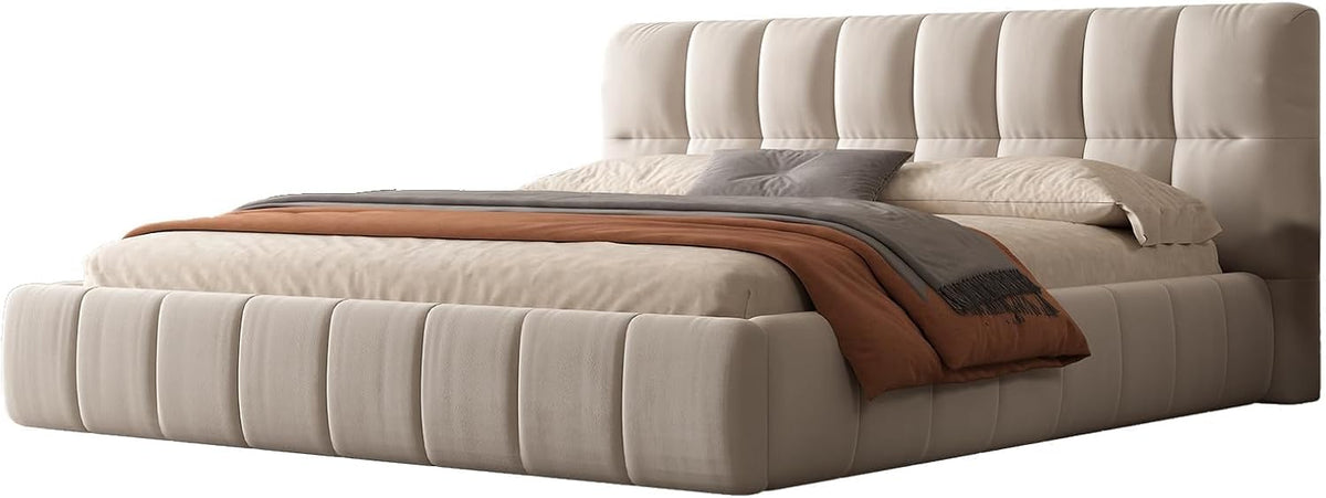 Luxe Bouclé Cloud Platform Bed