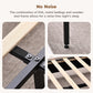 Luxe Bouclé Upholstered Bed