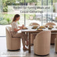 Alden 360° Upholstered Swivel Chair Set