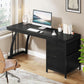 Prestige Computer Desk with Reversible File Cabinet