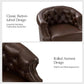 Regent™ Genuine Leather Swivel Barrel Chair