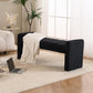 Modern Channel Tufted Upholstered Bench