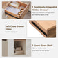 Modern Farmhouse Nightstand with Charging Station
