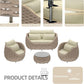 Riviera Rope 4 Piece Outdoor Conversation Set