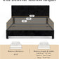 Modern Luxe Velvet Platform Bed