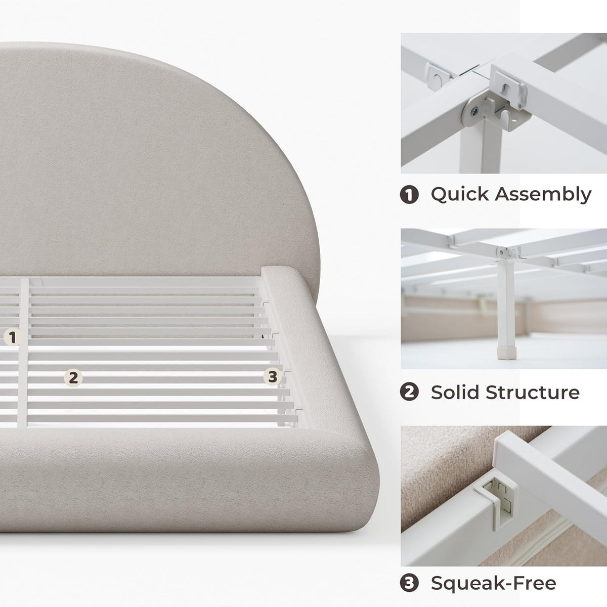 Luna Arch Upholstered Bed