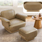 Montclair™ Leather Swivel Chair & Ottoman Set