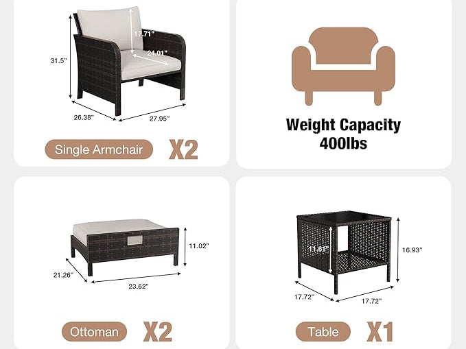 Oasis All-Weather Balcony Set