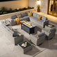 Sunset Ember 16-Piece Patio Fire Pit Set