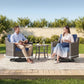 CloudComfort Swivel Patio Set