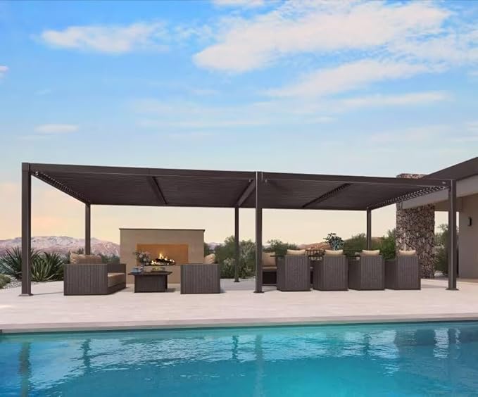 Modern Luxe Louvered Pergola