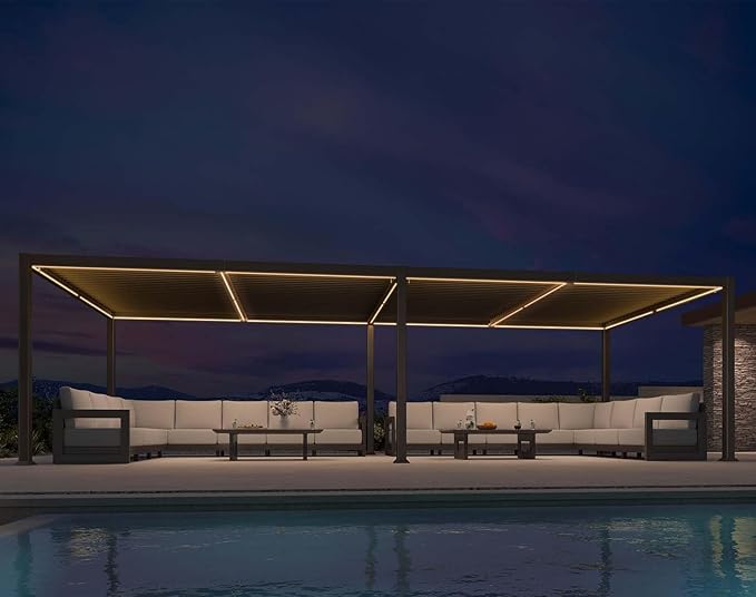 Solara Luxe Louvered Pergola
