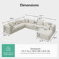 CloudFlex Corduroy Modular Sectional Sofa