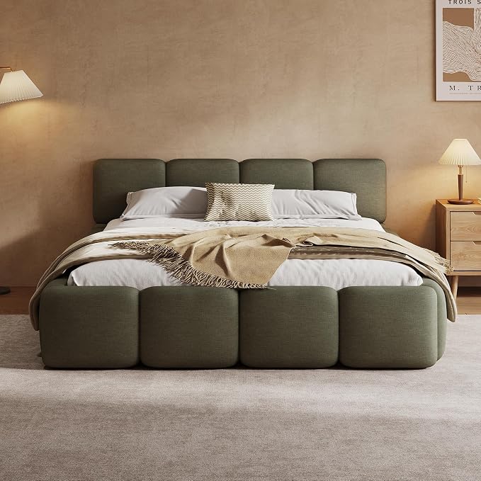DreamCloud Bouclé Platform Bed
