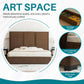Modern Simplicity Linen Bed with Storage