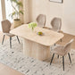 Monroe Fluted Pedestal Dining Table