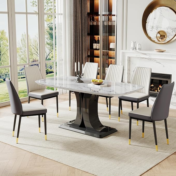 Monarch Marble Dining Set