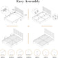 Modern Luxe Velvet Platform Bed