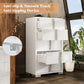 Modern High Gloss Dresser with Chrome Mirror Handles
