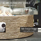Sandstone Halo Fire Pit Table Set