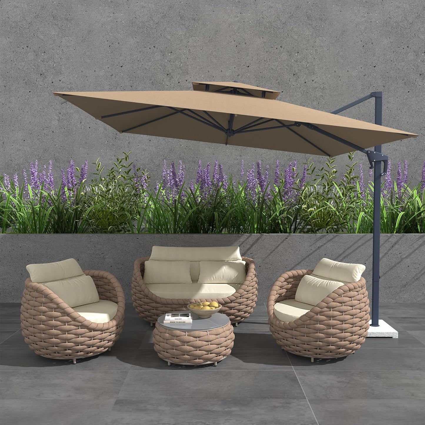Riviera Rope 4 Piece Outdoor Conversation Set