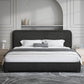 Modern Cloud Curve Bouclé Bed