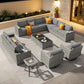 Sunset Ember 16-Piece Patio Fire Pit Set