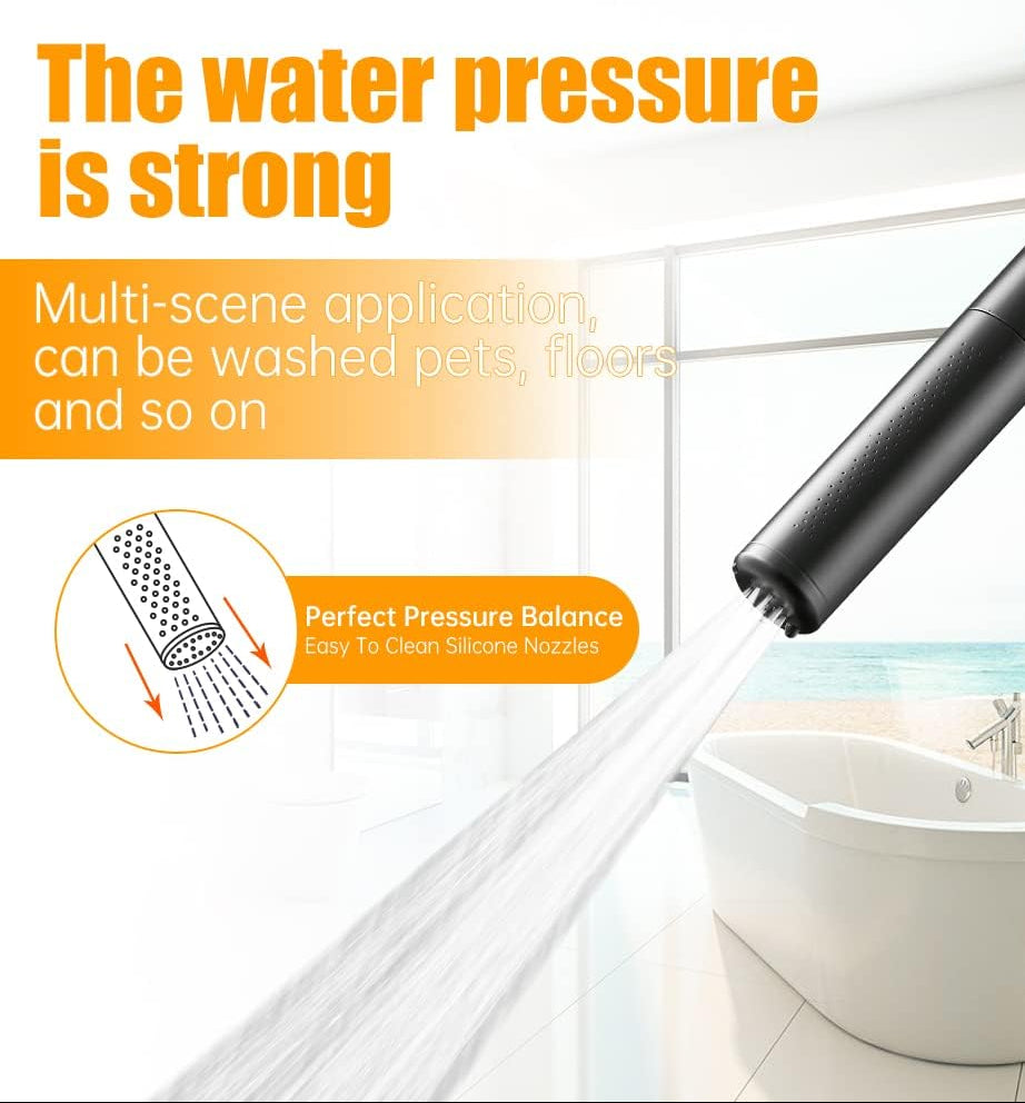 HydroJet High Pressure Shower Head Set