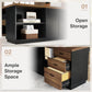 Grandview Executive L-Shaped Desk with File Storage