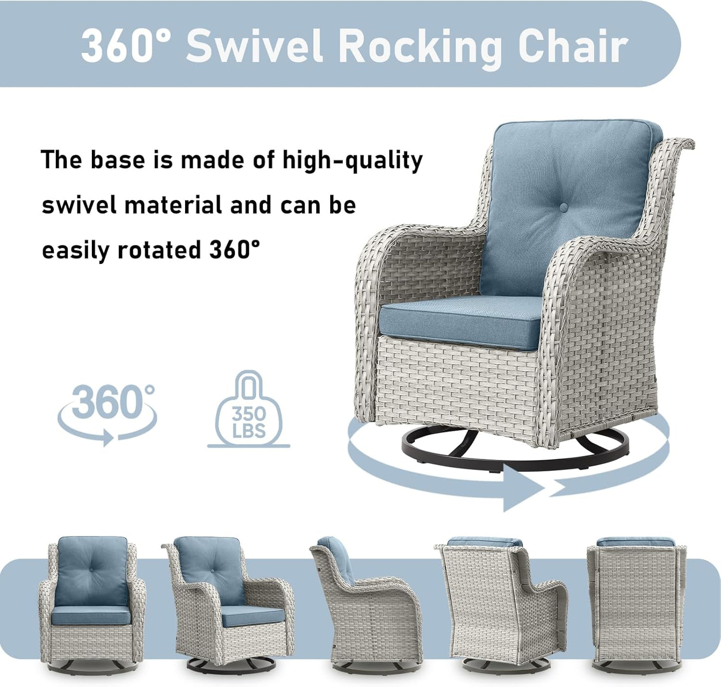 EverRock Outdoor Comfort Patio Set