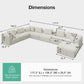 CloudFlex Corduroy Modular Sectional Sofa