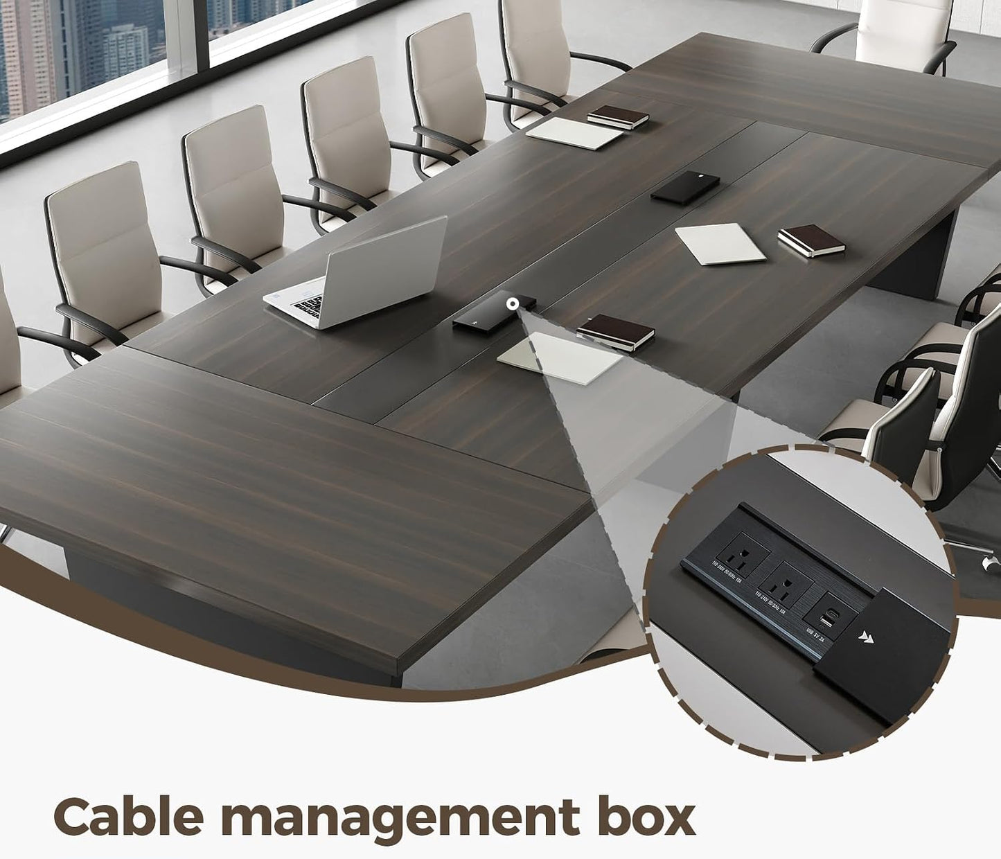 PowerHub Pro 2.0 Executive Conference Table