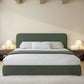 Modern Cloud Curve Bouclé Bed