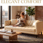 Heritage Tufted Leather Sofa
