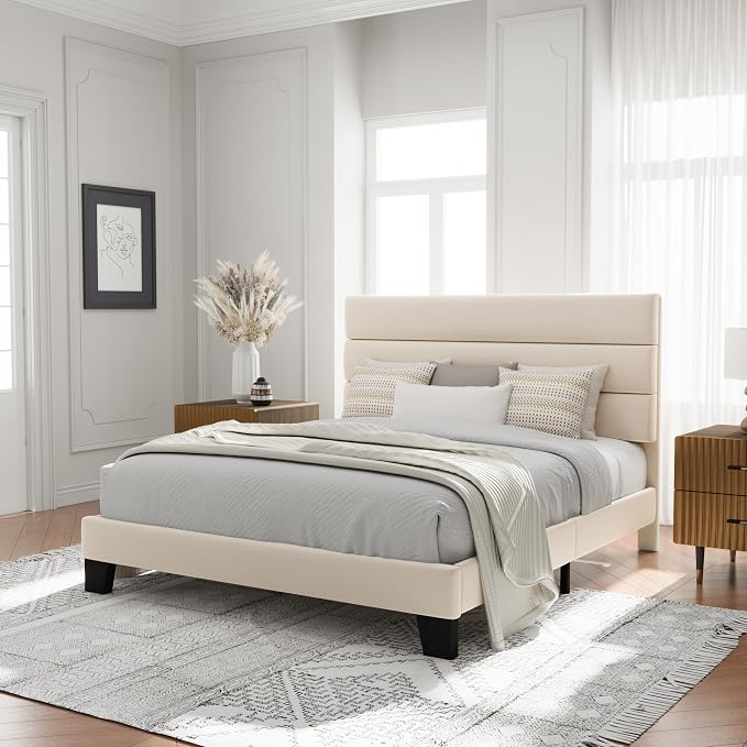 Minimalist Upholstered Bed