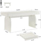 Luna Luxe Executive Desk with Storage Drawers