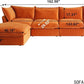 Modern Hemp Velvet Modular Sectional Sofa
