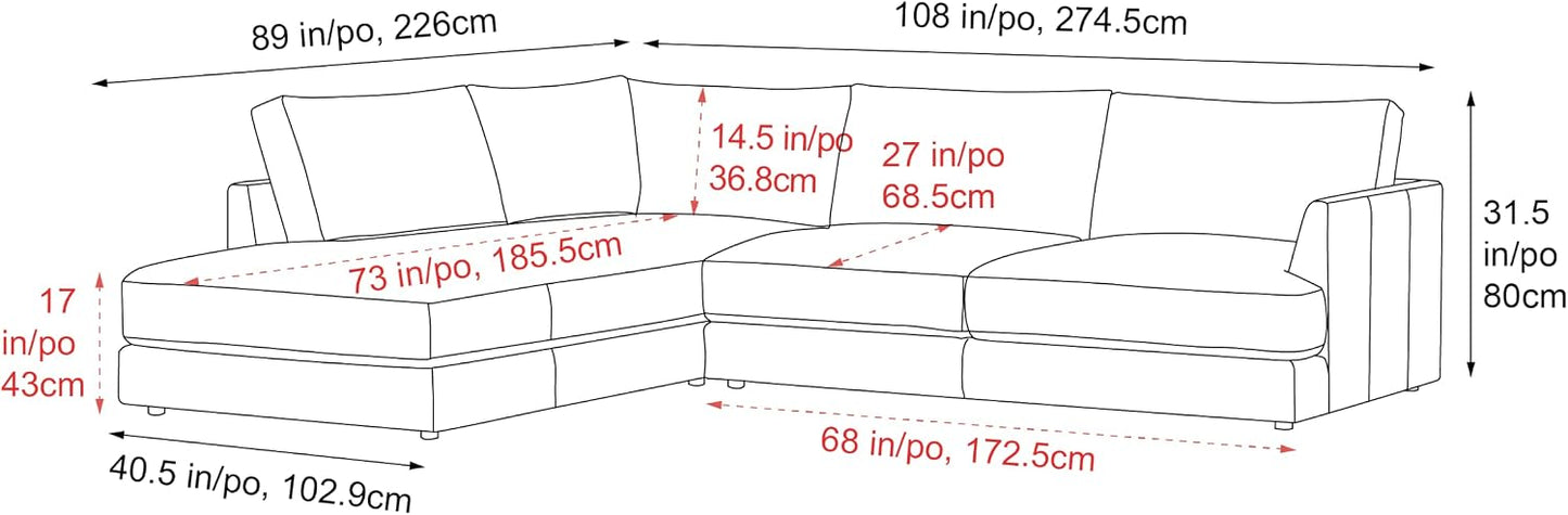 Monte Carlo™ Nappa Leather Sectional