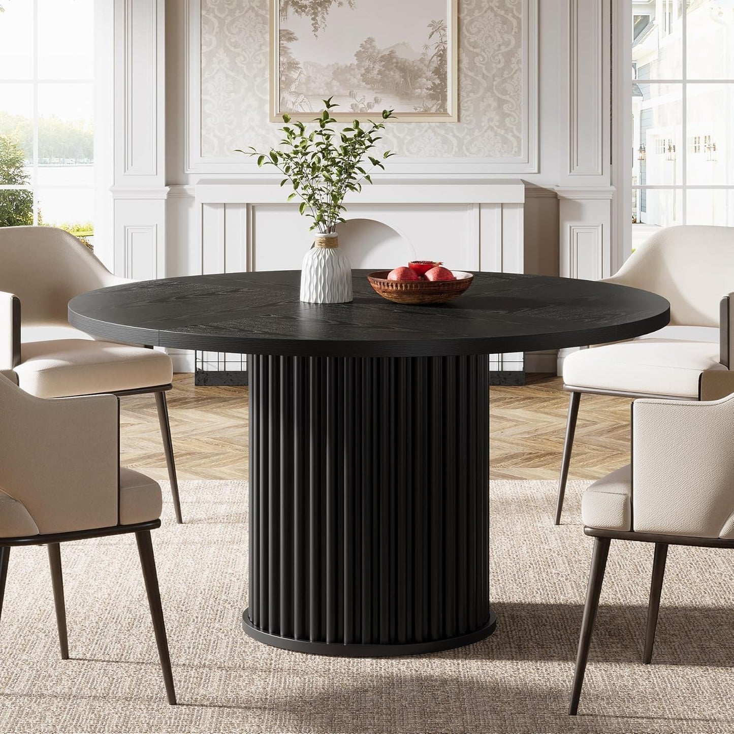 Aurelia Fluted Round Dining Table
