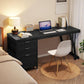Prestige Computer Desk with Reversible File Cabinet