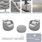 Riviera Rope Outdoor Conversation Set