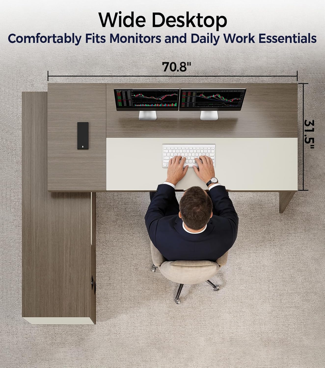 PrestigeFlex™ Executive Desk