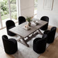 Alden 360° Upholstered Swivel Chair Set